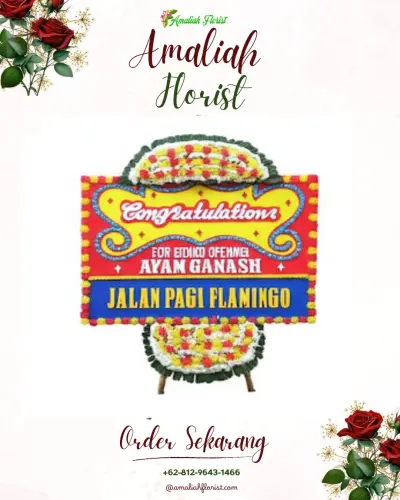 Bunga Papan Congratulation di Papringan